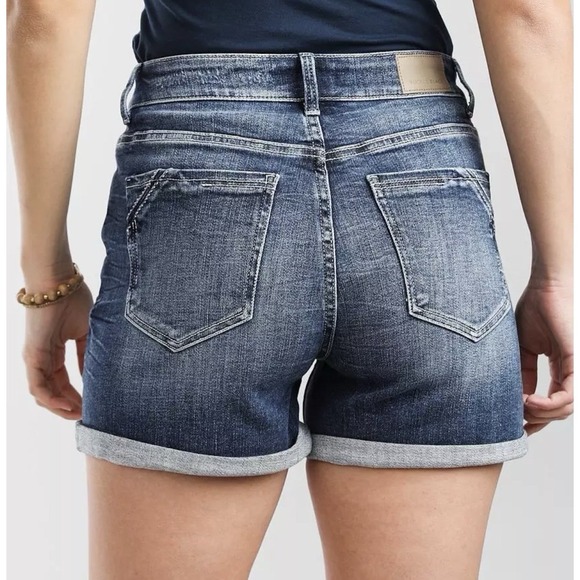 Buckle Black Women's Fit No.75 Distressed Stretch Denim Shorts - Size 31 BBW1255 - Picture 3 of 13